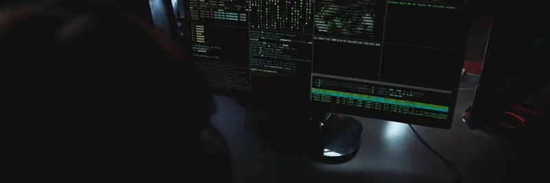A terminal window showing hexadecimal output on a dark background